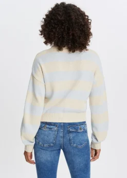 The Sting Trui met zwanenprint<DAMES Truien En Vesten