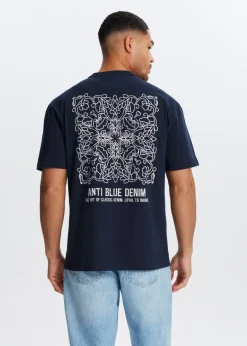 The Sting T-shirt met batikprint<Heren T-Shirts