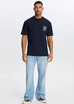 The Sting T-shirt met batikprint<Heren T-Shirts