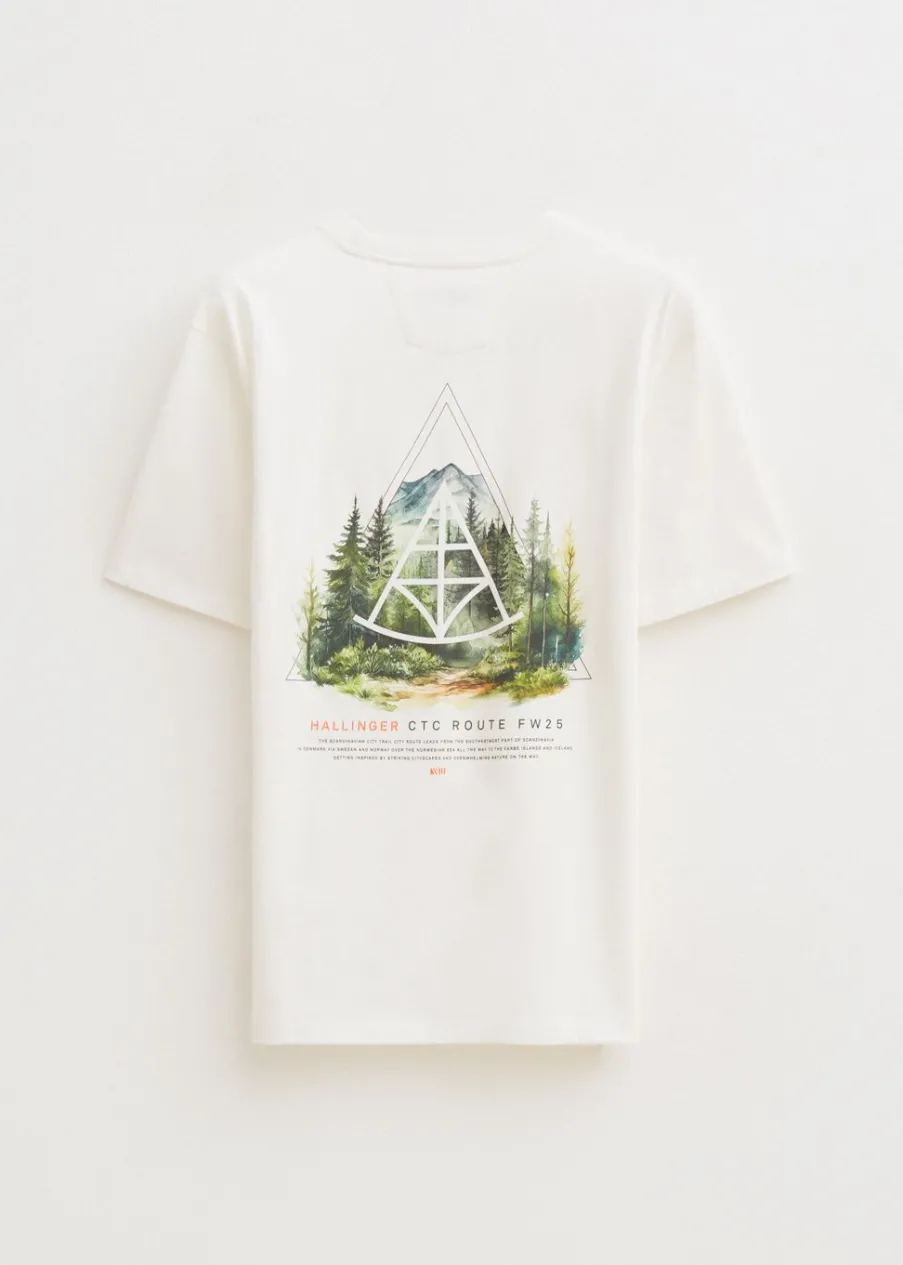 The Sting T-shirt met bos print<Heren T-Shirts