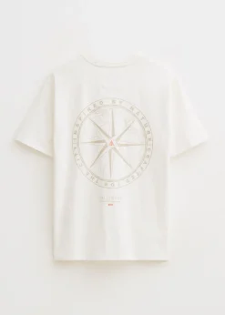 The Sting T-shirt met print kompas<Heren T-Shirts