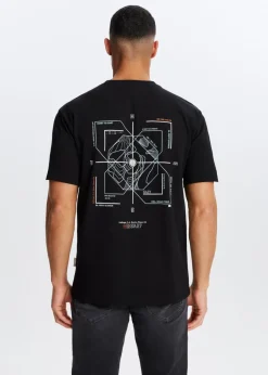 The Sting T-shirt met print route<Heren T-Shirts