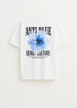 The Sting T-shirt met tekst en bloem<Heren T-Shirts