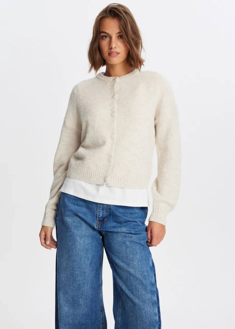 The Sting Vest met balloon mouwen<DAMES Truien En Vesten