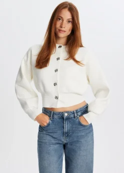 The Sting Vest met pofdetail<DAMES Truien En Vesten