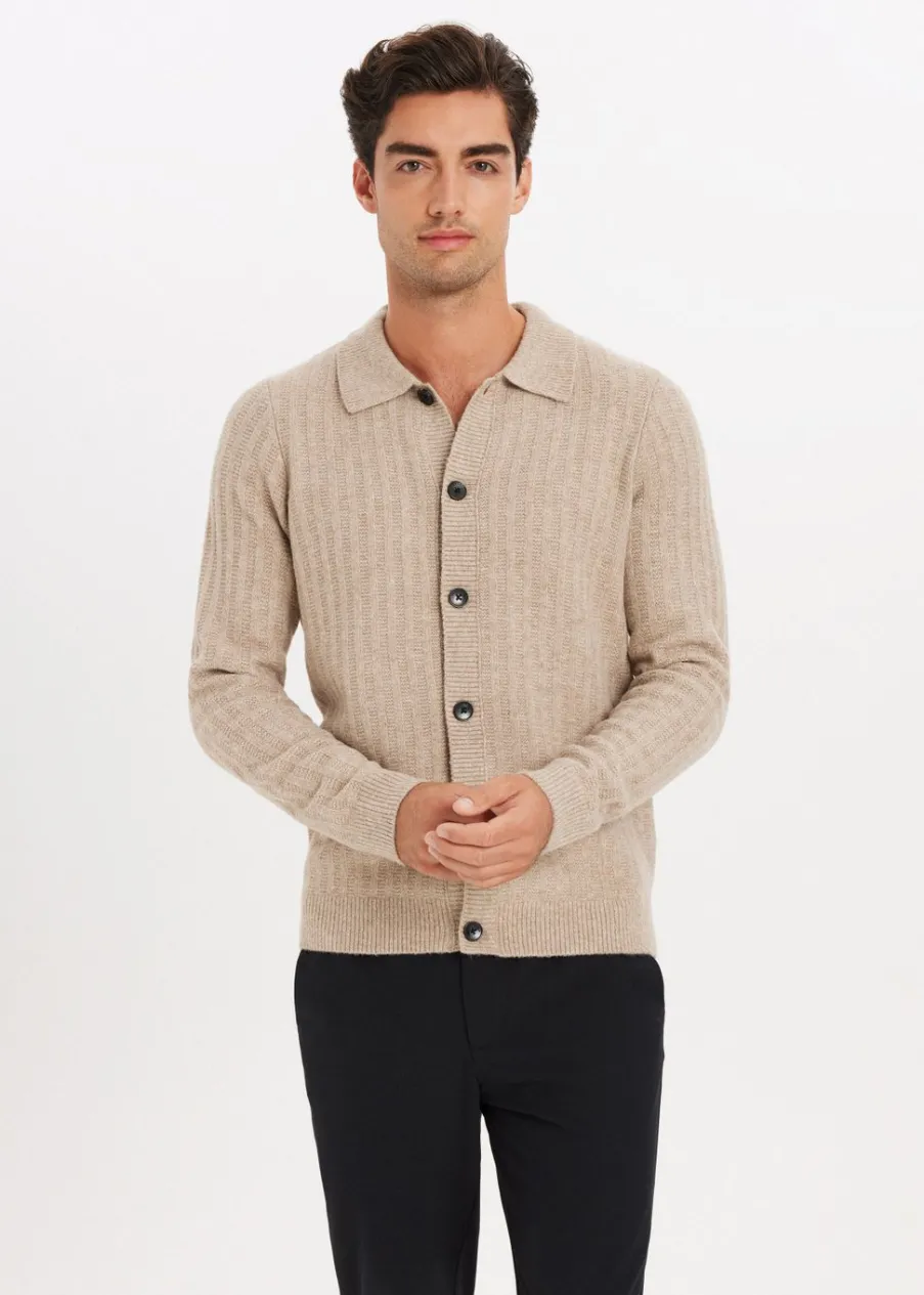 The Sting Vest met structuurdetails<Heren Truien En Vesten