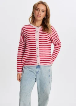 The Sting Vestje met strepen<DAMES Truien En Vesten