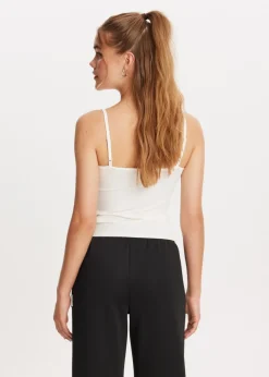 The Sting V-hals singlet met kant<DAMES Basics|Singlets