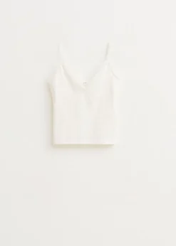 The Sting V-hals singlet met kant<DAMES Basics|Singlets