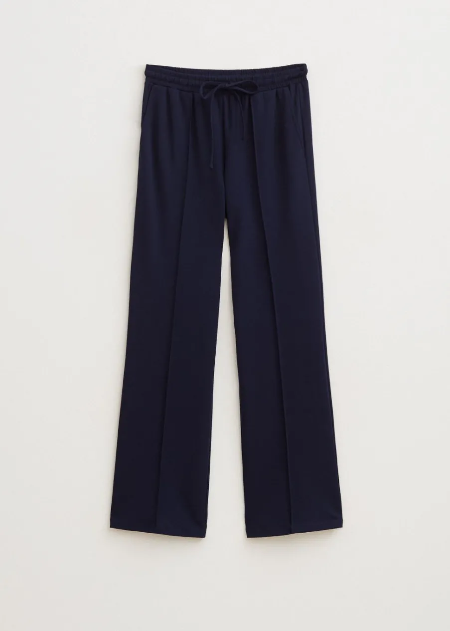 The Sting Wijde broek met pintuck<DAMES Basics|Broeken