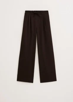 The Sting Wijde broek met plooien<DAMES Broeken