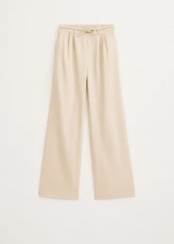 The Sting Wijde broek met plooien<DAMES Broeken