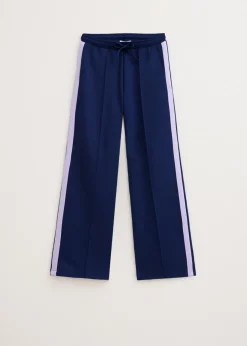 The Sting Wijde broek met streep<DAMES Broeken