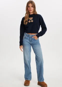 The Sting Zachte cropped trui<DAMES Truien En Vesten